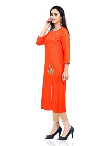 Divena Zari Work Kurtis for girls (DBK0080-M, Kurti M size)