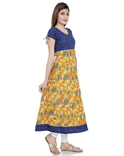 Divena Women's Kurta(DK0088-4XL_Blue_XXXX-Large)