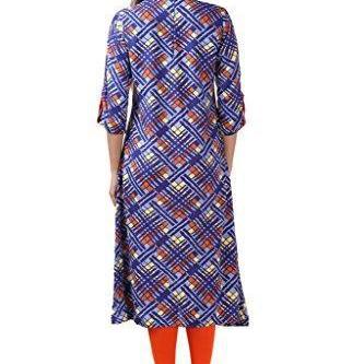 Divena Rayon Multi Colour Kurtis for women (DBK0085-S, Kurti small size)