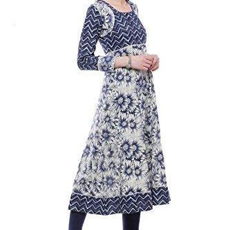 Divena Traditional Plus size Printed Cotton kurtas for women (DK0144-9XL, 9XL kurtis/58 size)