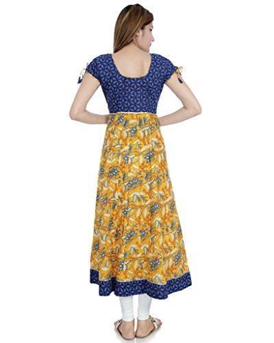 Divena Women's Kurta(DK0088-4XL_Blue_XXXX-Large)