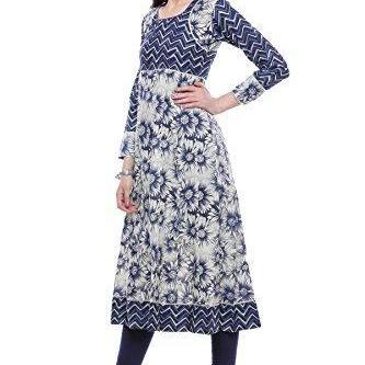 Divena Traditional Plus size Printed Cotton kurtas for women (DK0144-9XL, 9XL kurtis/58 size)