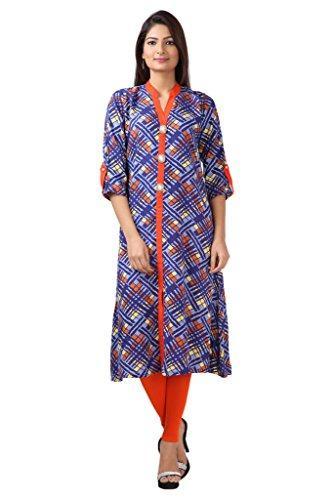 Divena Rayon Multi Colour Kurtis for women (DBK0085-S, Kurti small size)