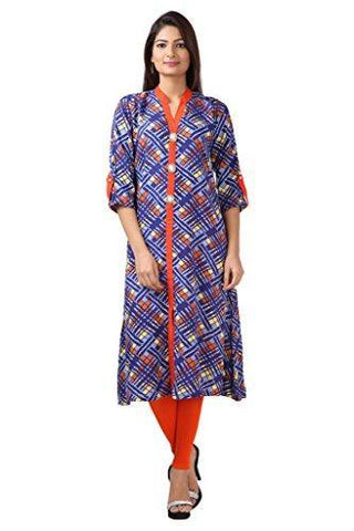 Divena Rayon Multi Colour Kurtis for women (DBK0085-S, Kurti small size)