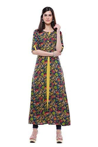 Divena Rayon Layered Kurtis for girls new style (DBK0169-S, Kurti small size)