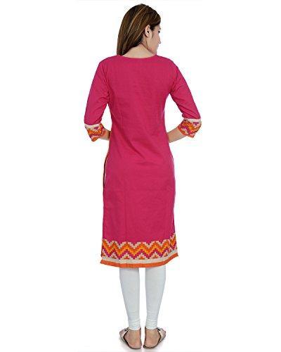 Divena Women's Khadi Pink Kurta (Dbk0033)