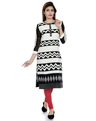 Divena Women'S Viscose Black Kurta (Dbk0022)