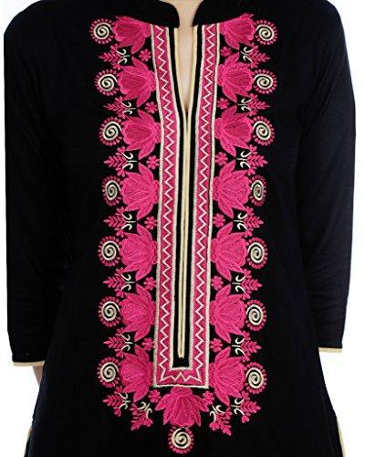 Divena Women'S Viscose Black Kurta (Dbk0032-Xxl_Xx-Large)