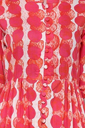 Divena Viscose Pink Print Kurta for women (DBK0148-XL, XL kurtis)