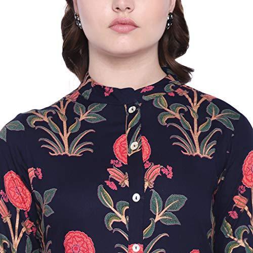 Divena Blue Women Kurtas & Kurtis (DBK0227-L, Kurti L size)